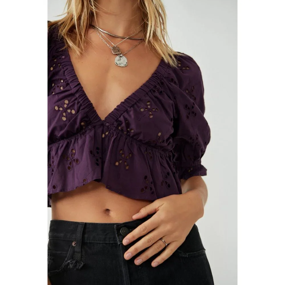 FREE PEOPLE Gardenia Top / Moonscape - Picture 6 of 9